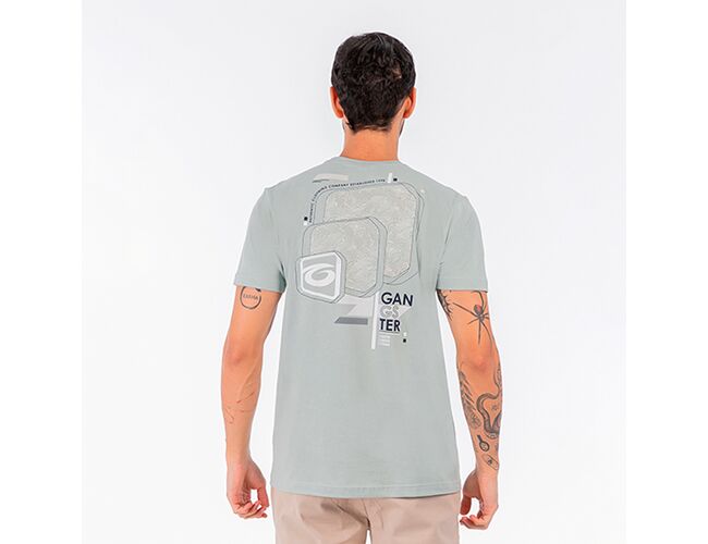 Camiseta Masculina Básica Gangster Gola Careca 10.16.4130 - Atacado