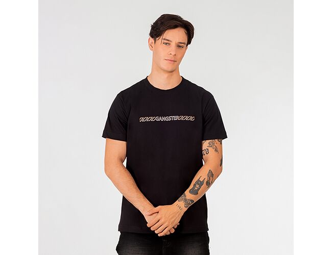Camiseta Masculina Básica Gangster Gola Careca 10.16.4566 - Atacado