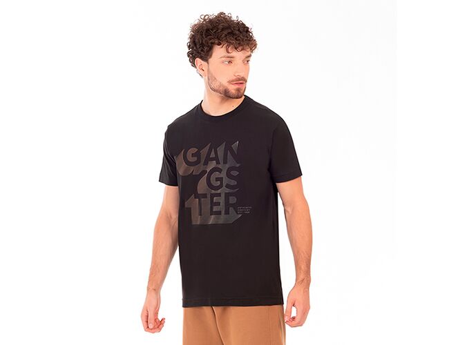 Camiseta Masculina Especial Gangster Gola Careca 10.16.4621 - Atacado