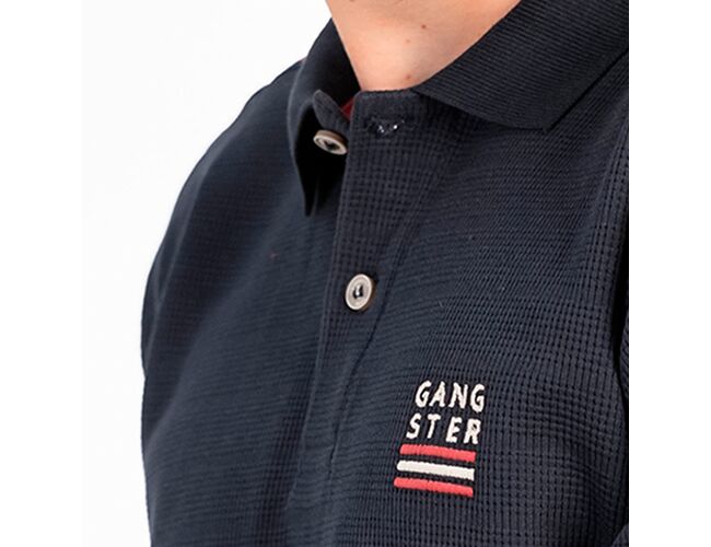 Camiseta Polo Masculina Manga Curta Gangster 29.08.1262 - Atacado