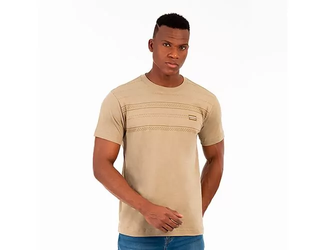 Camiseta Masculina Básica Gangster Gola Careca 10.16.4556 - Atacado