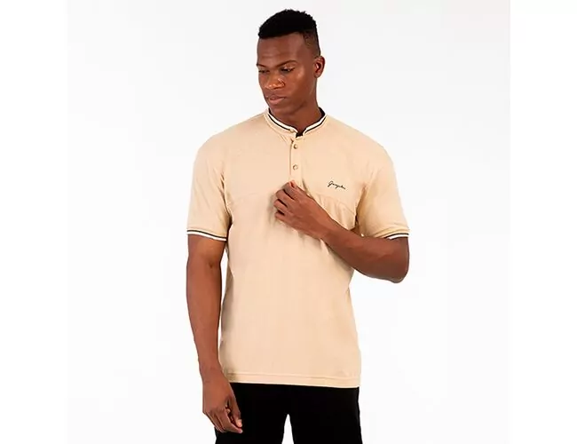 Camiseta Polo Masculina Manga Curta Gangster 29.08.1324 - Atacado