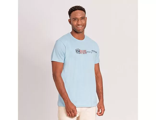 Camiseta Masculina Básica Gangster Gola Careca 10.16.2881 - Atacado
