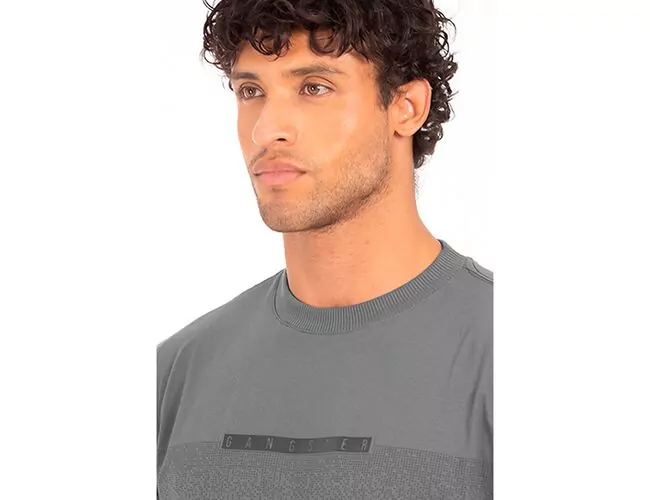 Camiseta Masculina Especial Gangster Gola Careca 10.16.4637 - Atacado