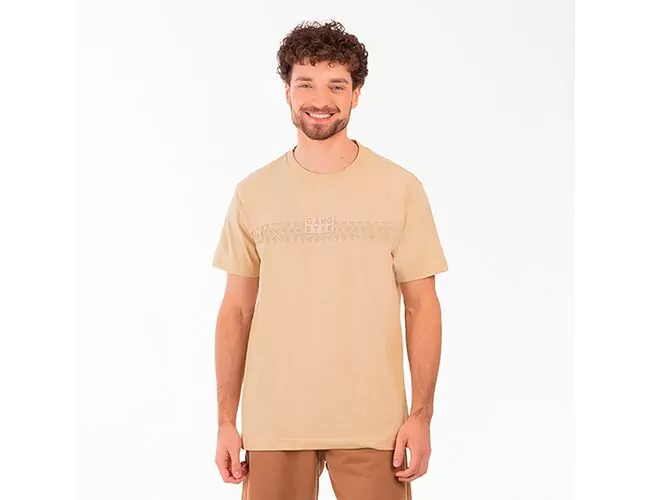 Camiseta Masculina Especial Gangster Gola Careca 10.16.4603 - Atacado