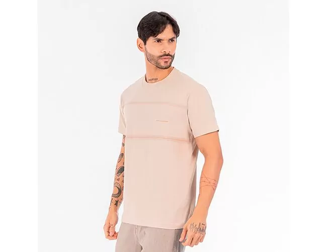 Camiseta Masculina Básica Gangster Gola Careca 10.16.4162 - Atacado