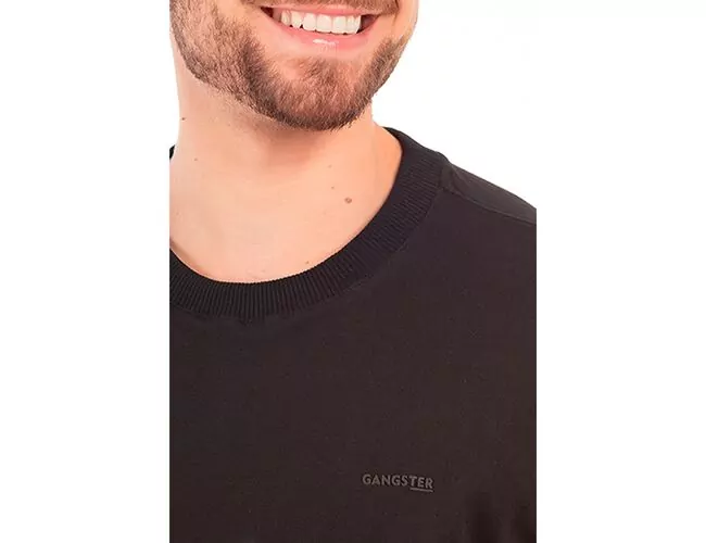 Camiseta Masculina Basica Gangster Gola Careca 10.16.4668 - Atacado