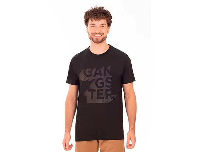 Camiseta Masculina Especial Gangster Gola Careca 10.16.4621 - Atacado