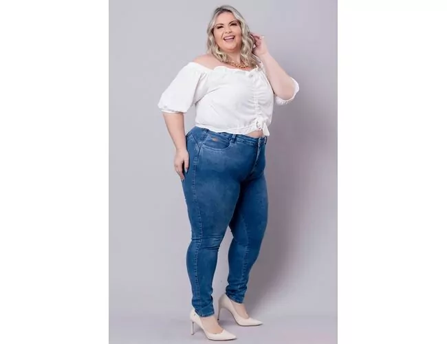 Calça Feminina RI19 Levanta Bumbum Pluz Size 78485 - Atacado