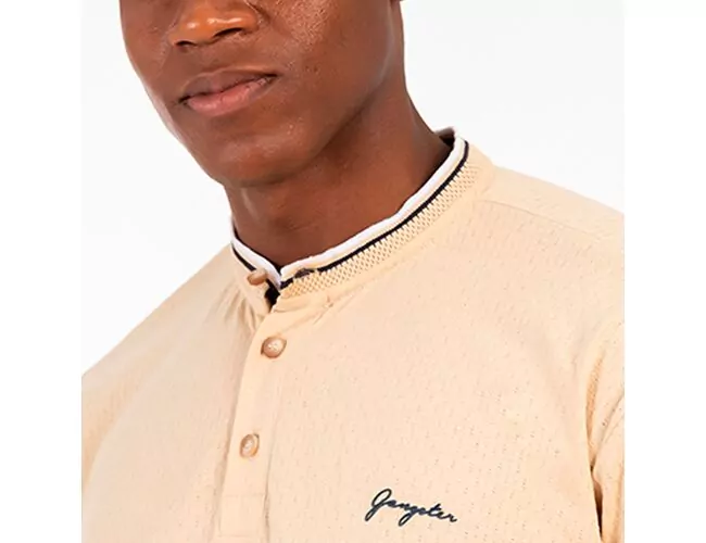 Camiseta Polo Masculina Manga Curta Gangster 29.08.1324 - Atacado