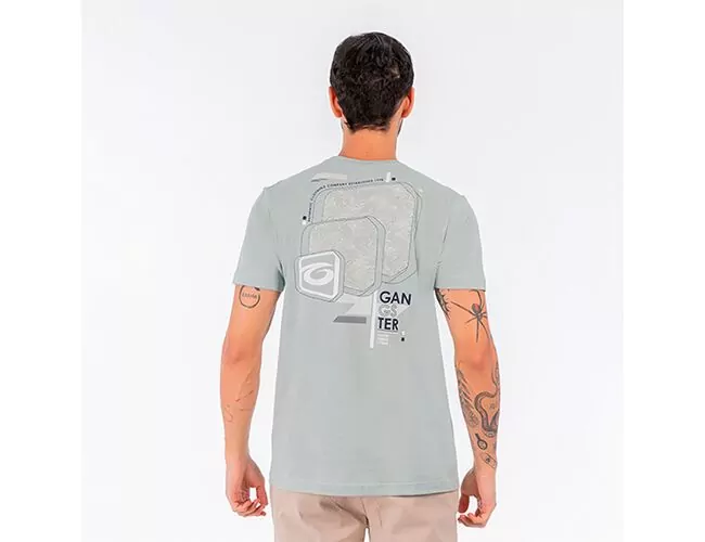 Camiseta Masculina Básica Gangster Gola Careca 10.16.4130 - Atacado