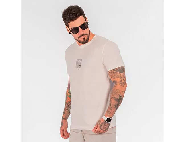 Camiseta Masculina Básica Gangster Gola Careca 10.16.3894 - Atacado