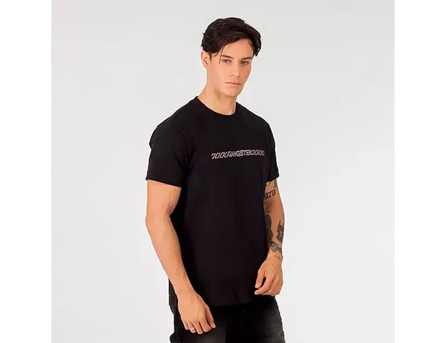 Camiseta Masculina Básica Gangster Gola Careca 10.16.4566 - Atacado