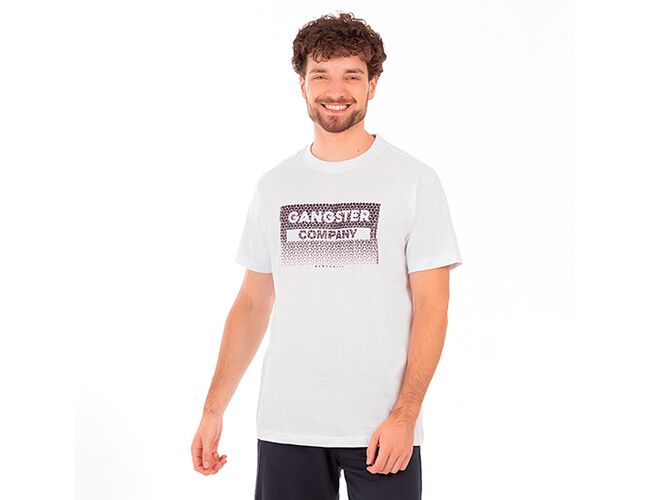 Camiseta Masculina Gangster Básica Gola Careca 10.16.4724 - Atacado