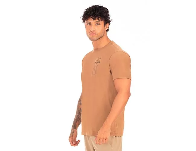 Camiseta Masculina Gangster Básica Gola Careca 10.16.4682 - Atacado