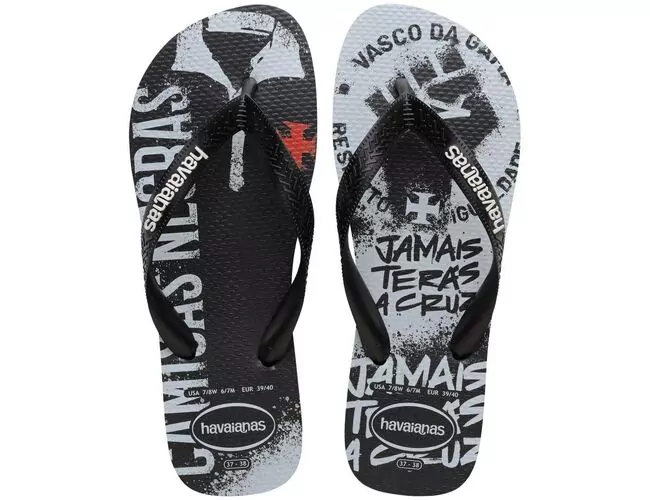 Chinelo Masculino Havaianas Top Times Vasco - Atacado