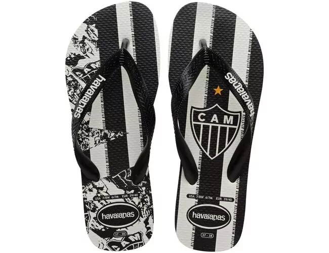 Chinelo Masculino Havaianas Top Times Atletico Mineiro - Atacado
