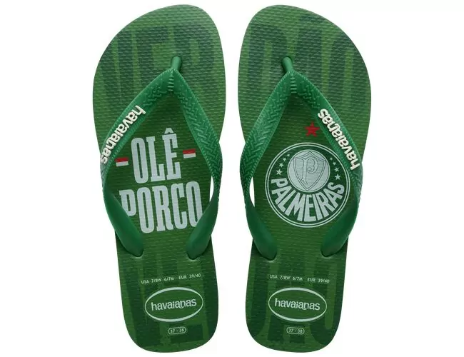 Chinelo Masculino Havaianas Top Times Palmeiras - Atacado