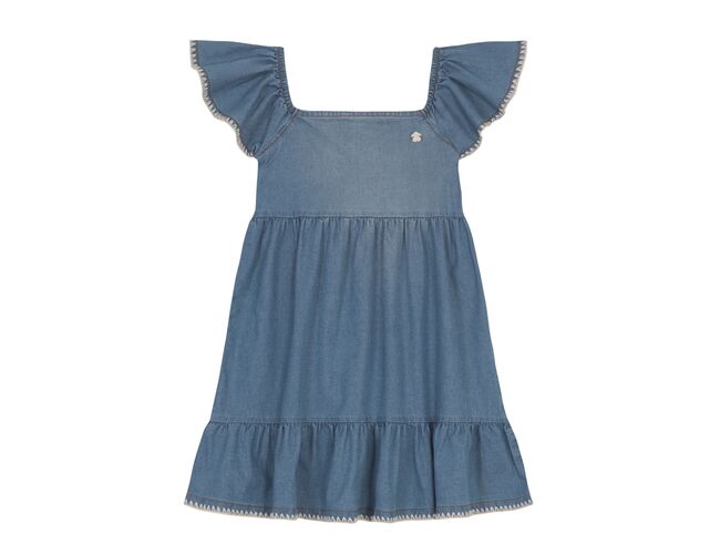 Vestido infantil menina em Jeans Brandili 26470 - Atacado