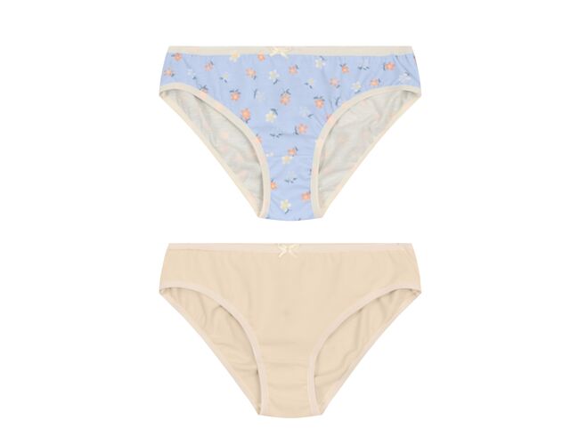 Kit 2 calcinhas infantil menina em cotton Brandili 264720855 -Atacado