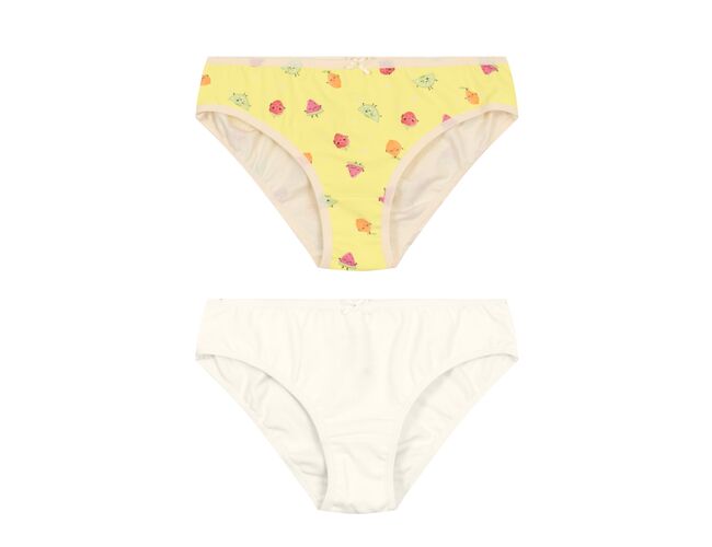 Kit 2 calcinhas infantil menina em cotton Brandili 264721764 -Atacado