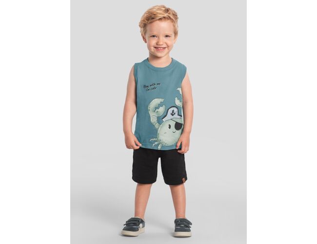 Regata infantil menino de caranguejo Brandili 26522 - Atacado