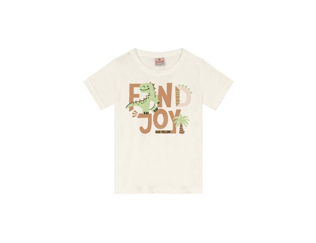 Camiseta infantil menino de dinossauro Brandili 26525 - Atacado