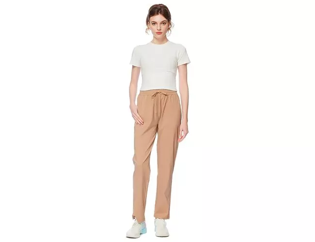 Calça Feminina Facinelli Reta com Elástico e Cordão 290064 - Atacado