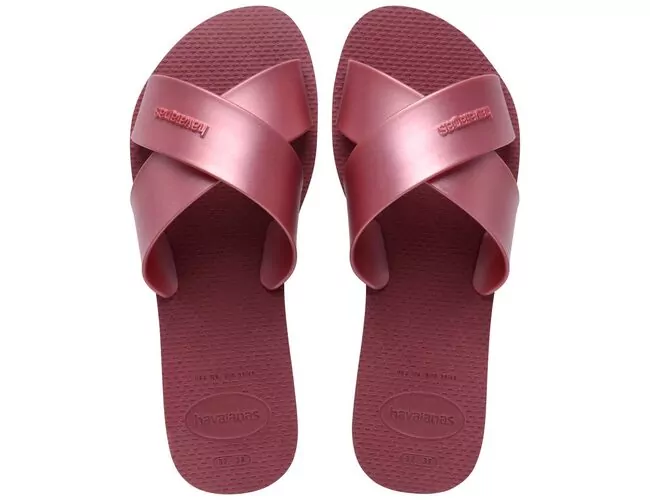 Chinelo Feminino Havaianas Aqua Metallic - Atacado
