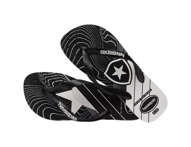 Chinelo Masculino Havaianas Top Times Botafogo - Atacado