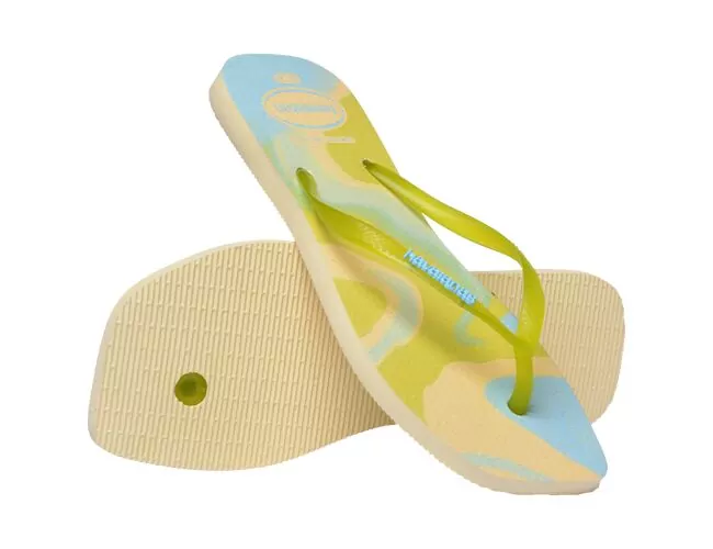 Chinelo Feminino Havaianas Slim Square Jelly - Atacado