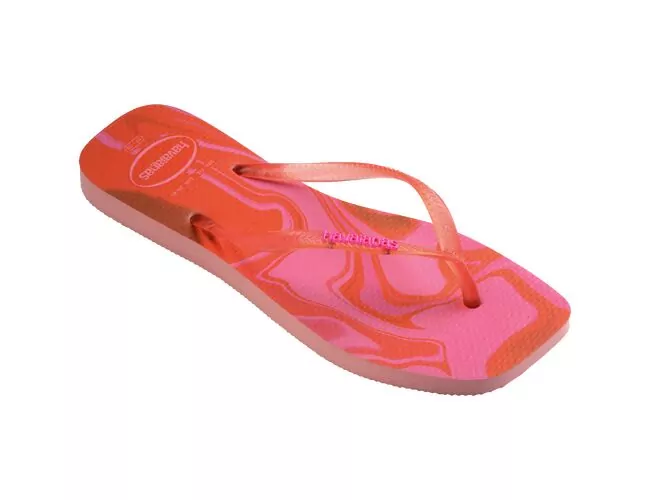 Chinelo Feminino Havaianas Slim Square Jelly - Atacado
