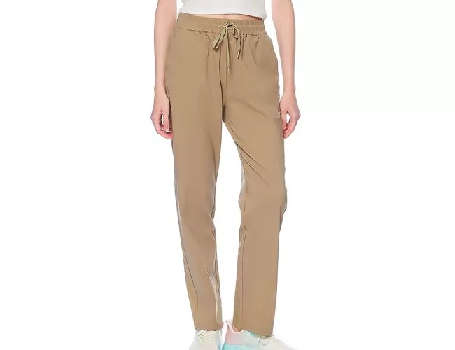 Calça Feminina Facinelli Reta com Elástico e Cordão 290063 - Atacado