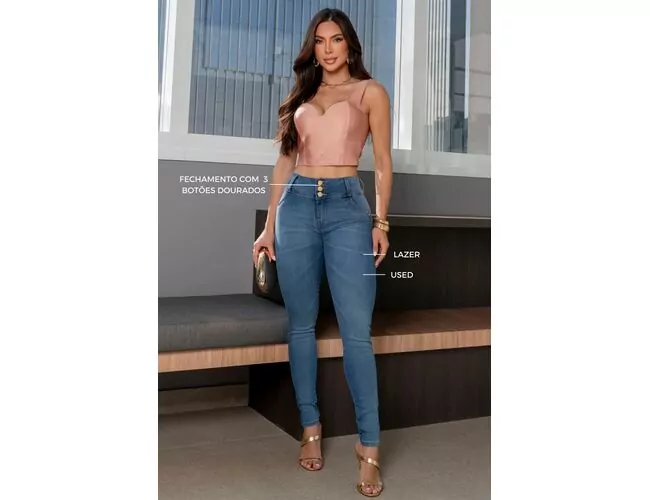 Calça Feminina RI19 Levanta Bumbum 78592 - Atacado