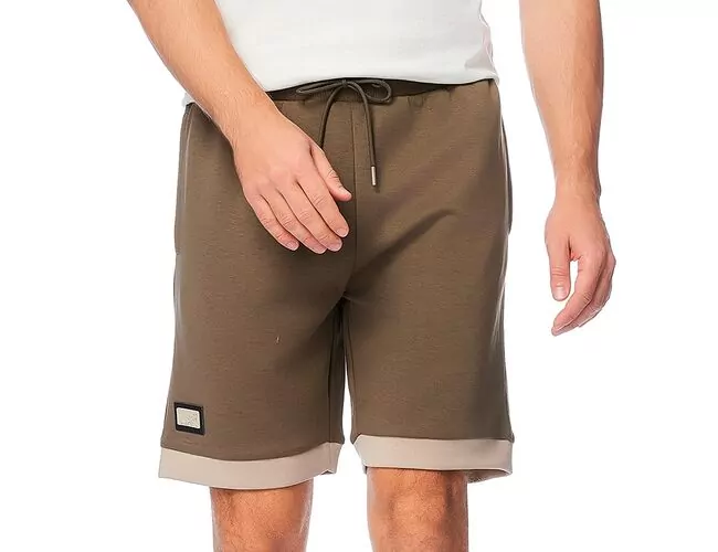 Bermuda de Moletom Masculino Com Bolsos Laterais Red Nose 9130218 - Atacado