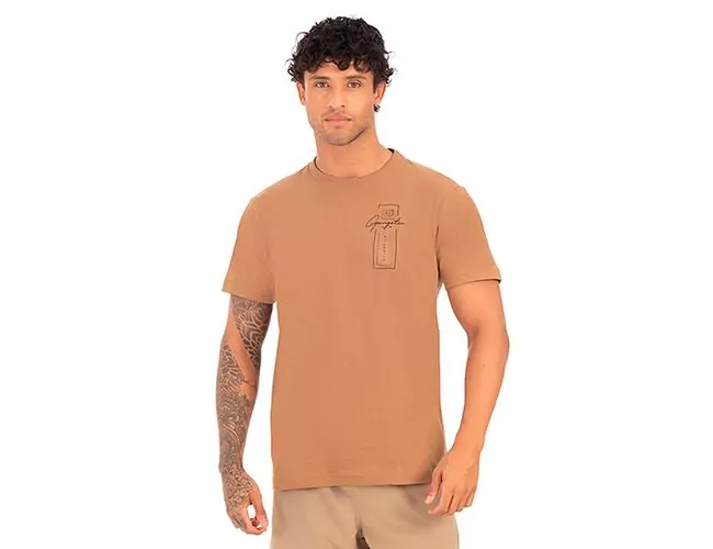 Camiseta Masculina Gangster Básica Gola Careca 10.16.4682 - Atacado