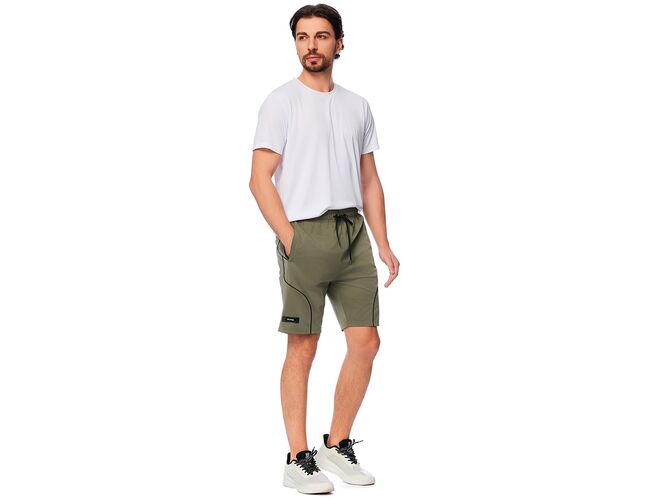 Bermuda Masculina Esportiva Com Bolsos Laterais Red Nose 9130214 - Atacado