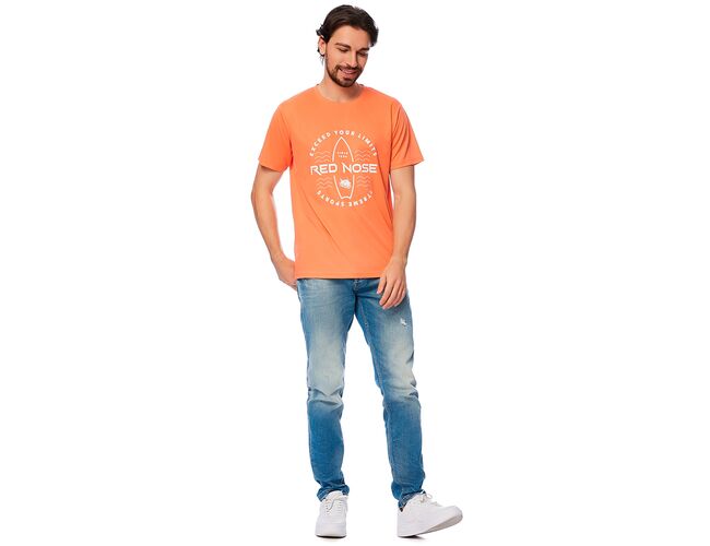 Camiseta Básica Masculina Gola Redonda Red Nose 9150662 - Atacado