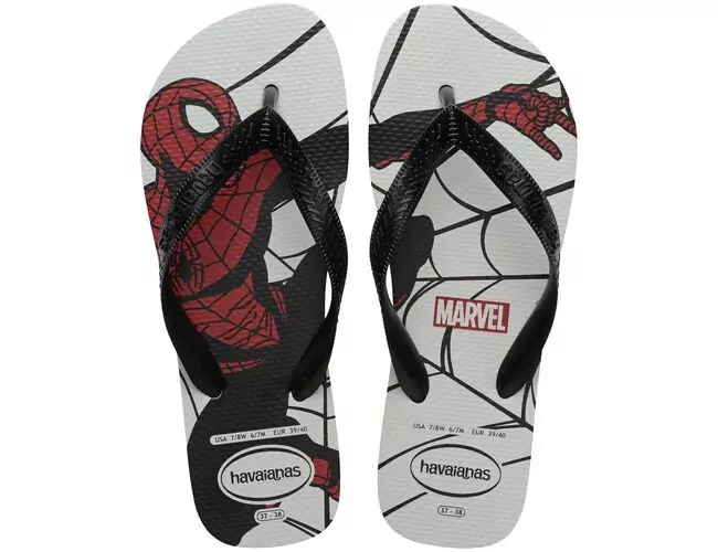 Chinelo Infantil Havaianas Top Marvel Logomania - Atacado