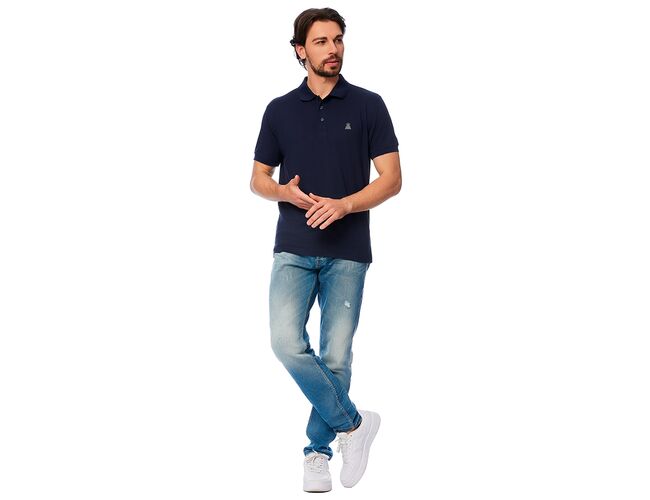 Camiseta polo masculina Broken Rules 120261 - Atacado