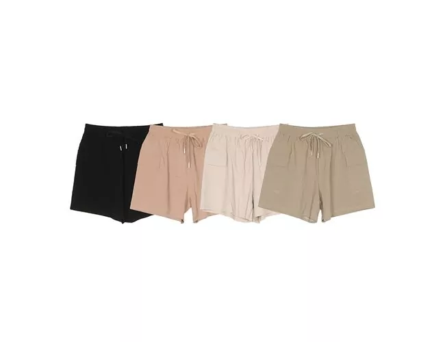 Shorts Feminino com Bolso Lateral e Cordão Facinelli 260110 - Atacado