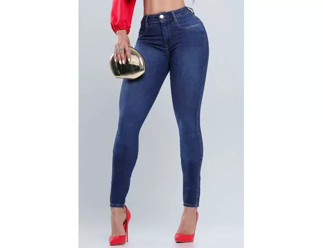 Calça Jeans Feminina RI19 Modelo Basic 78713 - Atacado