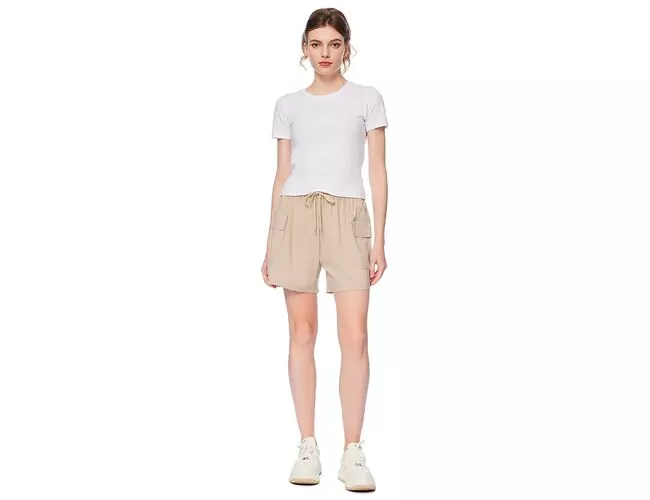 Shorts Feminino com Bolso Lateral e Cordão Facinelli 260110 - Atacado