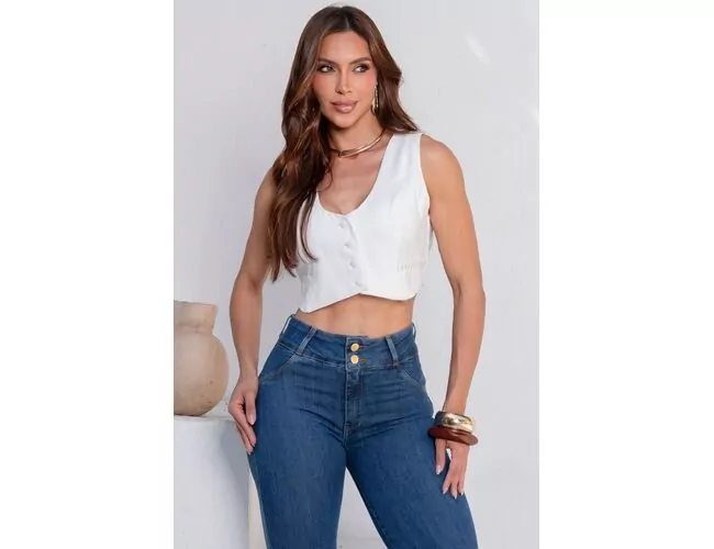 Calça Jeans Feminina RI19 Levanta Bumbum 77854 - Atacado