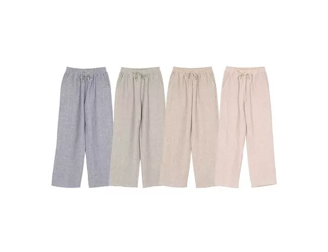 Calça Feminina Pantalona com Cordão Facinelli 290080 - Atacado