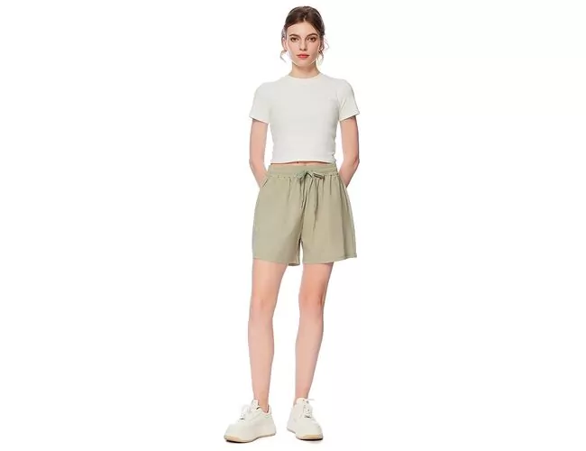 Shorts Feminino com Cordão Facinelli 260109 - Atacado