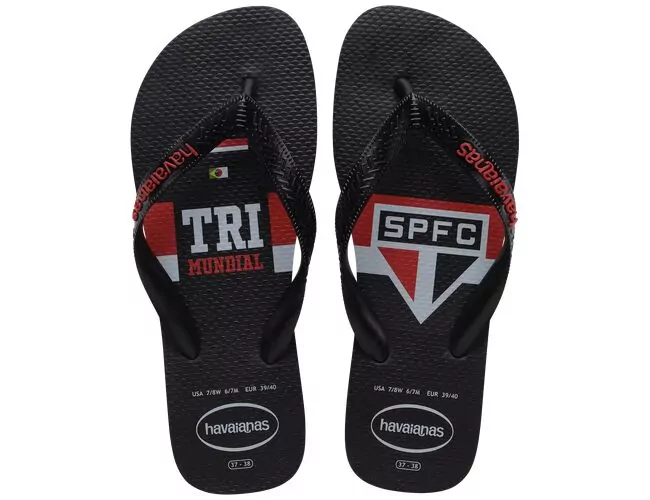 Chinelo Feminino Havaianas Top Times São Paulo - Atacado