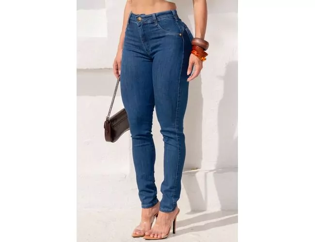Calça Jeans Feminina RI19 Cintura Alta 78717 - Atacado