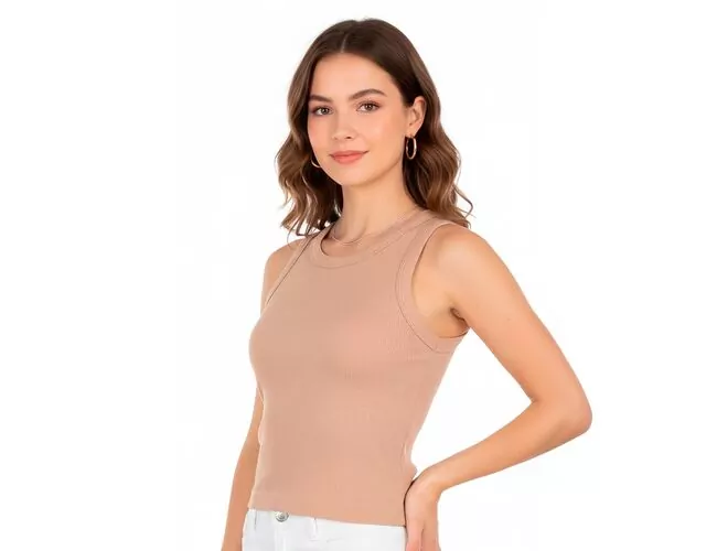 Camiseta regata feminina Facinelli 250350 - Atacado