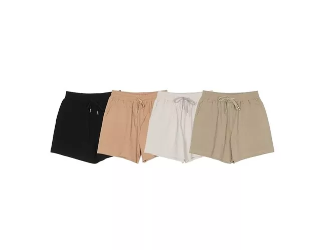 Shorts Feminino com Cordão Facinelli 260108 - Atacado